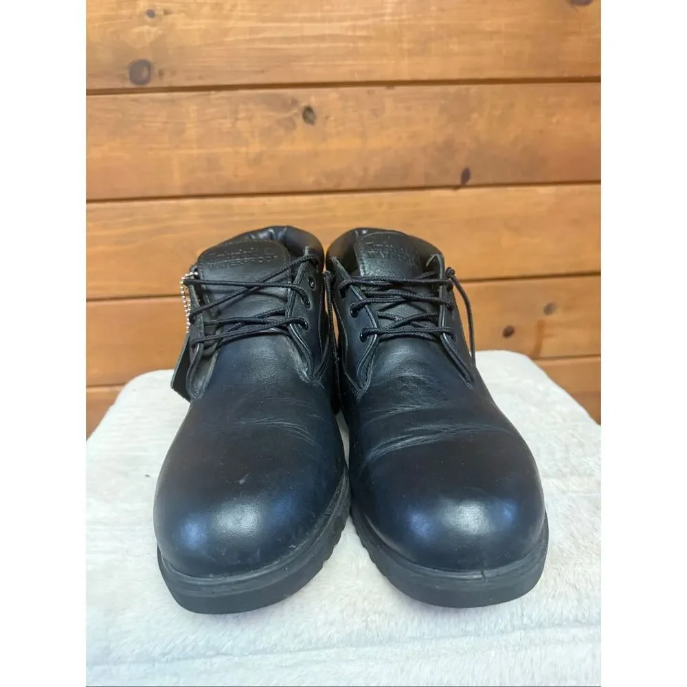 Timberland Men's 1973 Newman Waterproof Chukka Boots black leather Sz 10.5